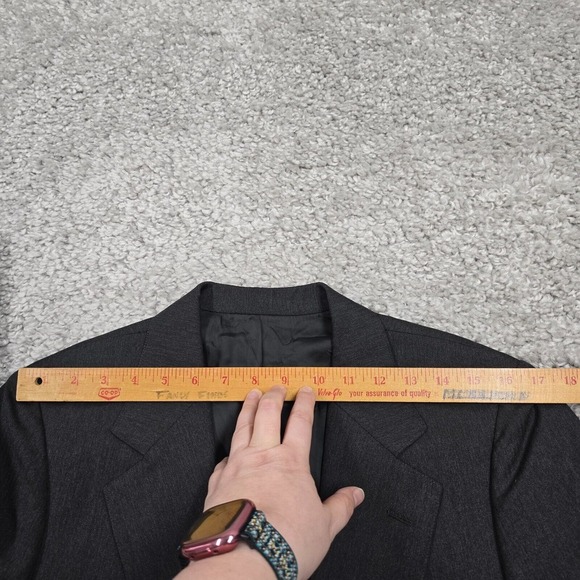 Vtg Brooks Brothers Makers Sport Coat Mens 40S Gray Herringbone Union‎ USA READ - Picture 14 of 16